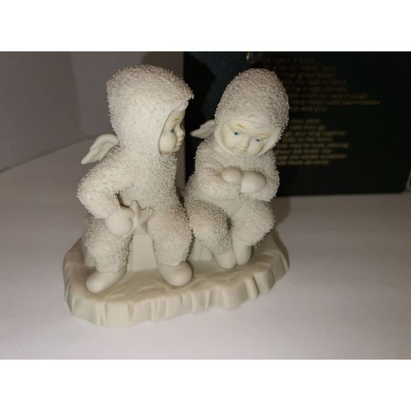 Dept 56 Snowbabies #6816-0 "This Will Cheer You Up" - Original Box Winter Tales - Picture 1 of 6